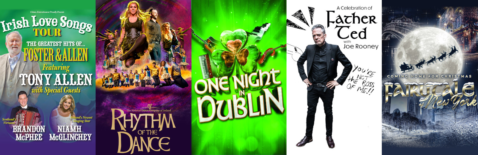 Irish themed shows at the Hipp