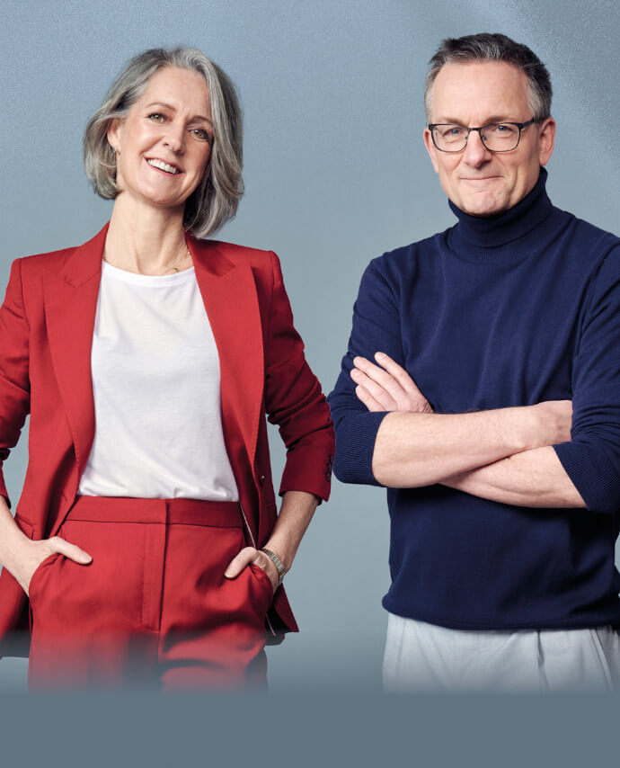 Dr Michael Mosley and Dr Clare Bailey - Eat (well), Sleep (better), Live (longer)!