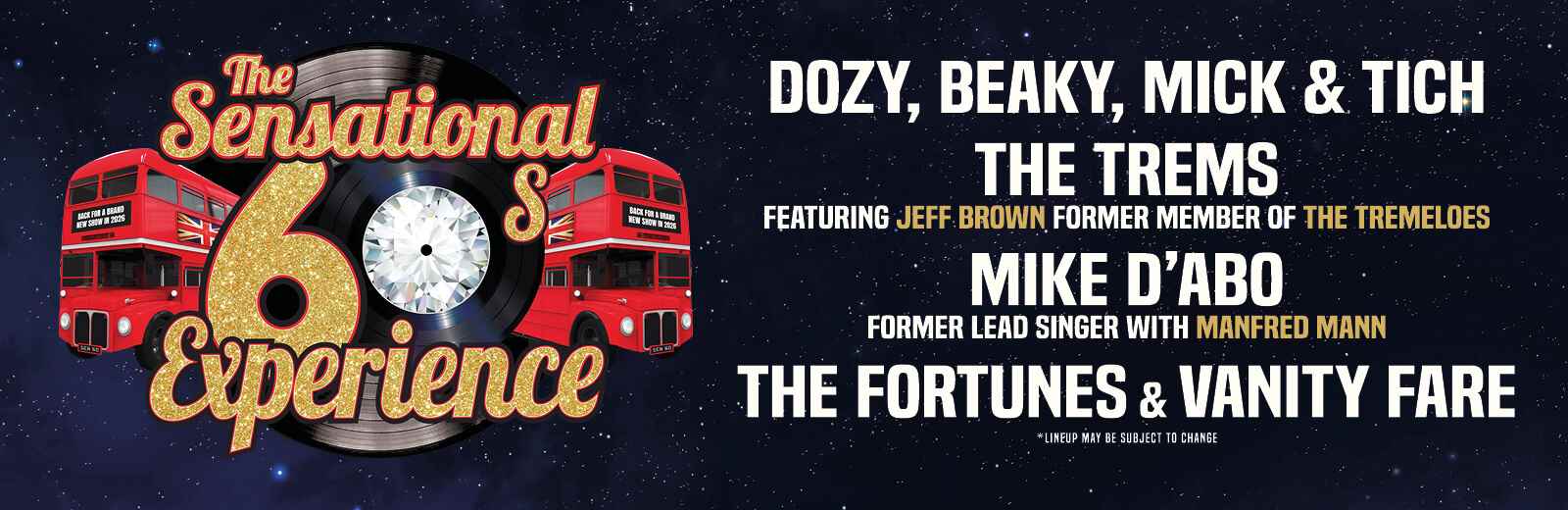 The Sensational 60's Experience