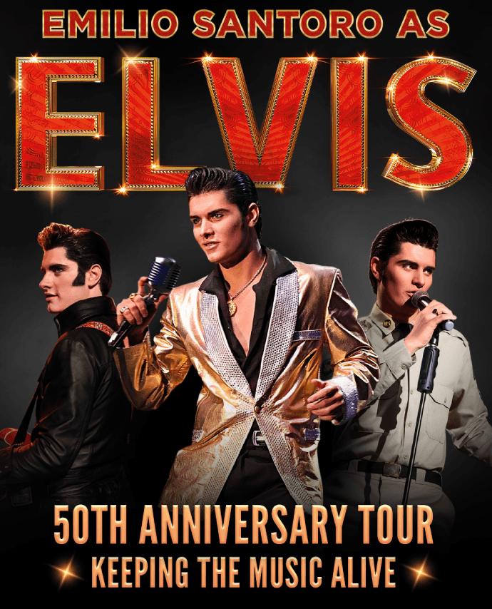 Emilio Santoro as Elvis - 50th Anniversary Tour